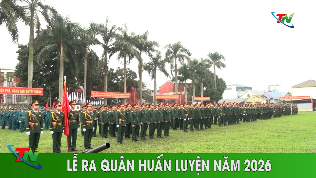 Lễ ra quân huấn luyện năm 2026