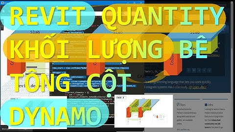 (15) Revit Bóc khối lượng Bê tông Thi Công-Revit-Dynamo-Python-For Quantity Take Off