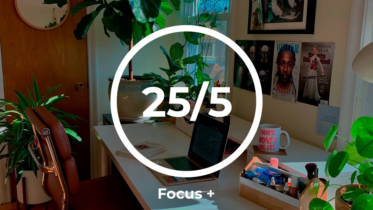 2-Hour Study With Me 🎶 Deep Focus Lofi Music, Study & Work | Pomodoro ...