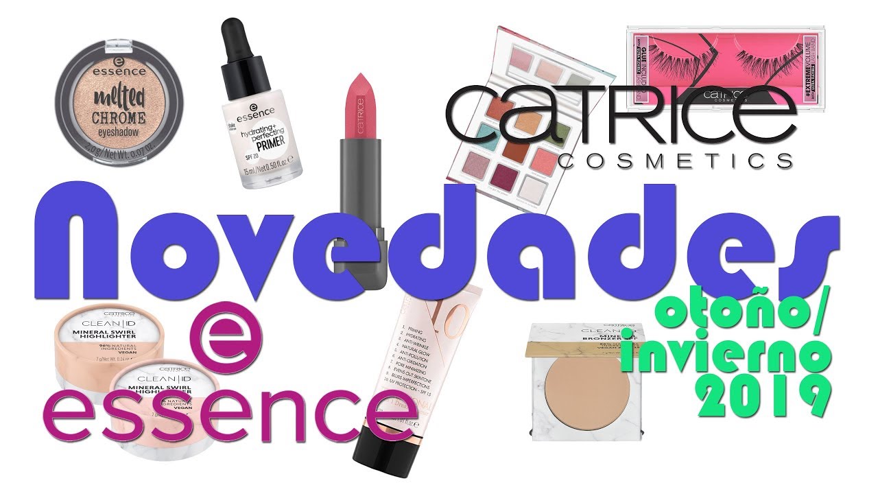 Novedades lineal fijo Essence & Catrice || Otoño-invierno 2019