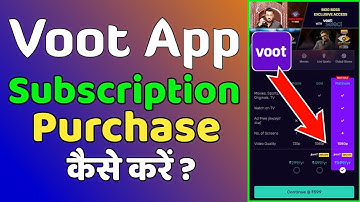 Voot App subscription purchase kaise kare | How to purchase voot subscription 2023