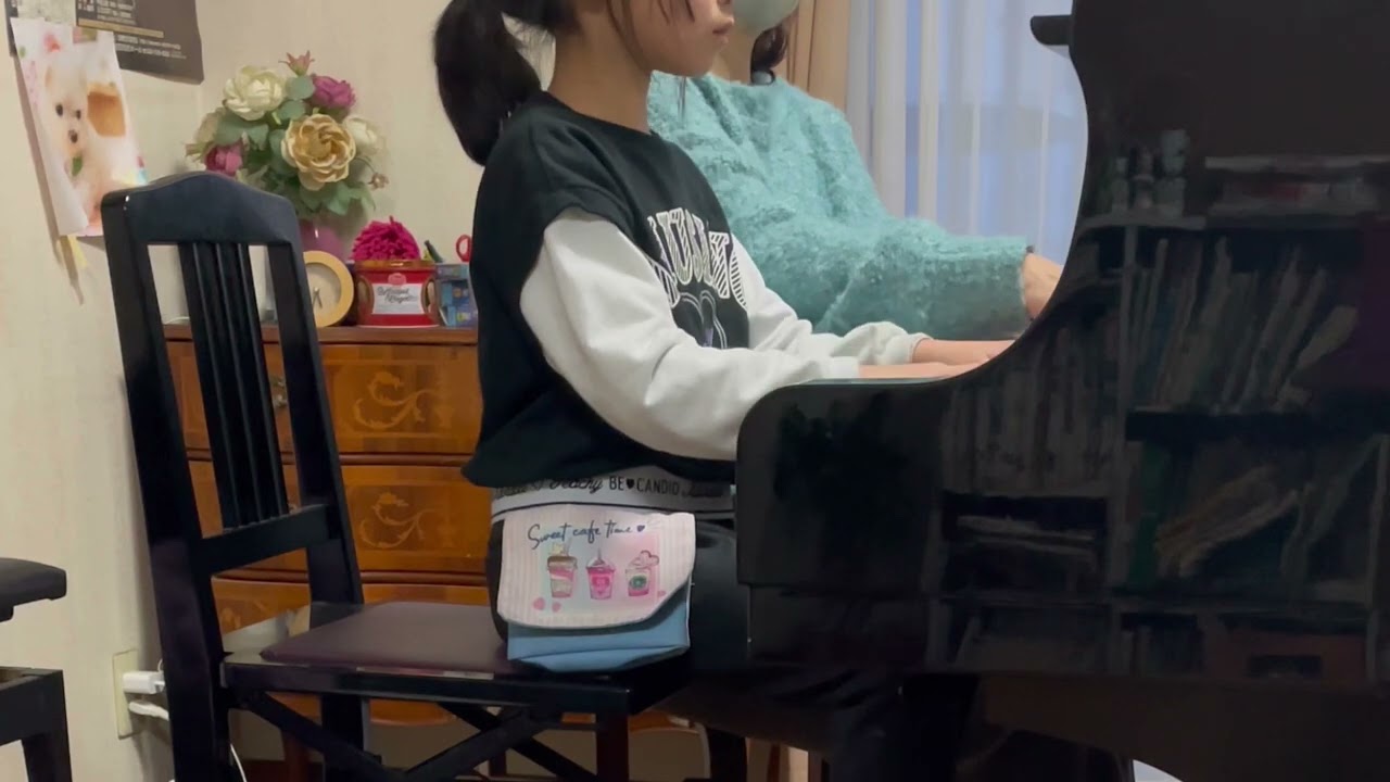 レッスン風景　一年生　初見