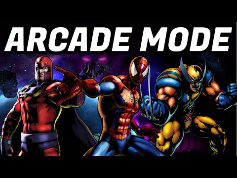 UMVC3 - ARCADE MODE - WOLVERINE/MAGNETO/SPIDER-MAN!