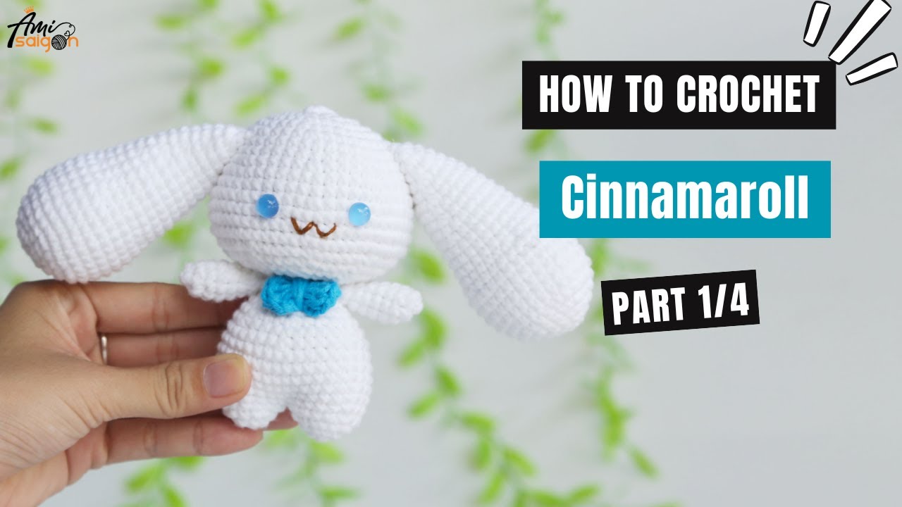 #559 | Cinnamoroll Amigurumi (1/4) | How To Crochet Dolls Amigurumi | @AmiSaigon