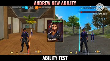 ANDREW NEW ABILITY TEST | OB46 UPDATE FF MAX | FF ANDREW ABILITY TEST | ANDREW ABILITY TEST | OB46.