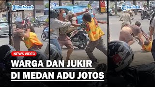 Gegara Pernyataan Parkir Gratis Selain E-parking, Warga dan Juru Parkir di Medan Adu Jotos