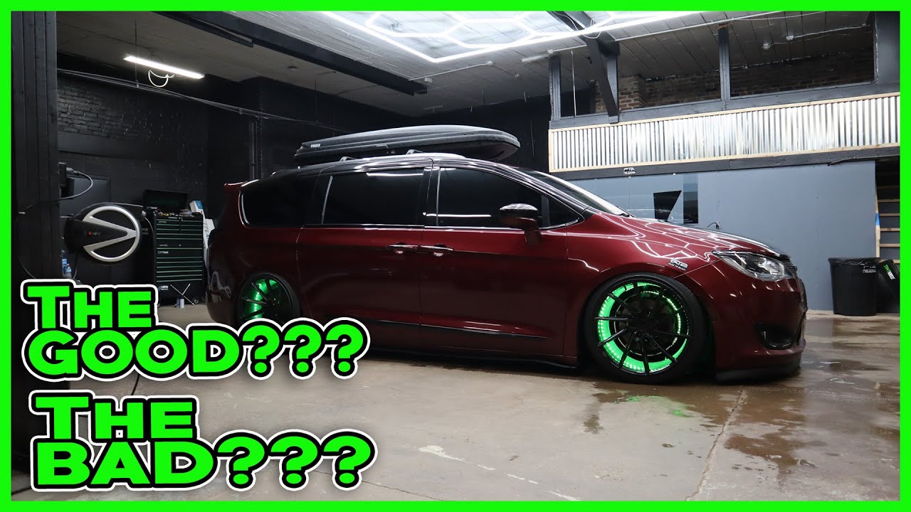 My VanKulture style Chrysler Pacifica MiniVan AIRRIDE Update! YouTube