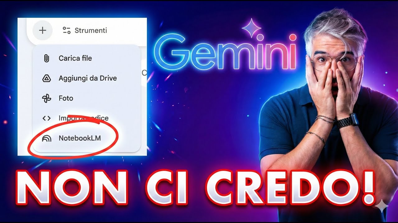 NotebookLM dentro Gemini: l’update che cambia TUTTO