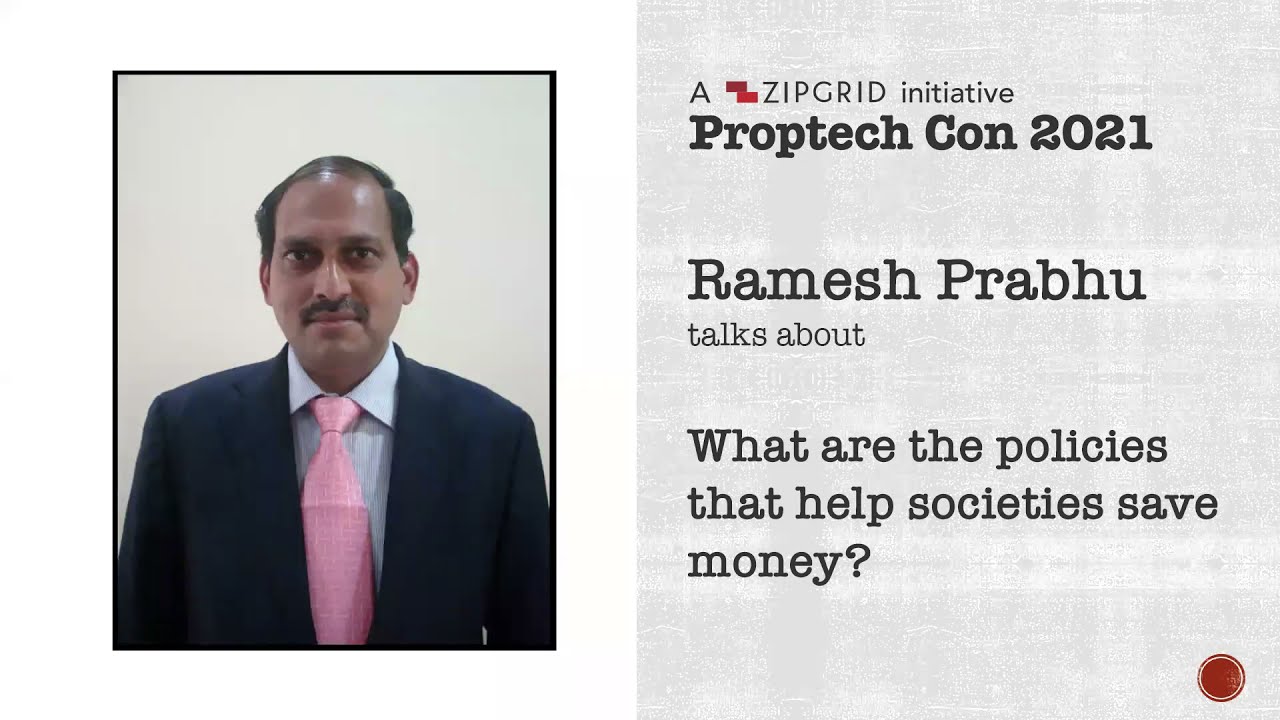 Money-Saving Policies for Cooperative Societies | Ramesh Prabhu | PropTech Con 2021 | ZIPGRID