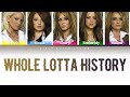 Girls aloud  whole lotta history color coded lyrics