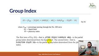 AASHTO & Unified Classification System