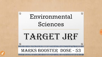 TARGET JRF | ENVIRONMENTAL SCIENCE (NET JRF EXAM)| mind mapping| best online classes for JRF-NET
