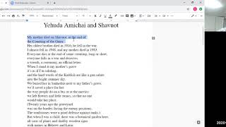 The Poems of Yehuda Amichai