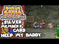 Silver Member’s Card Pianta Parlor - Help My Daddy Trouble - Paper Mario The Thousand Year Door