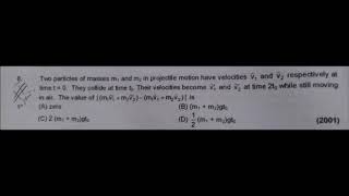 IIT JEE 2001 PROBLEM EXPLAINED BY RKH SIR