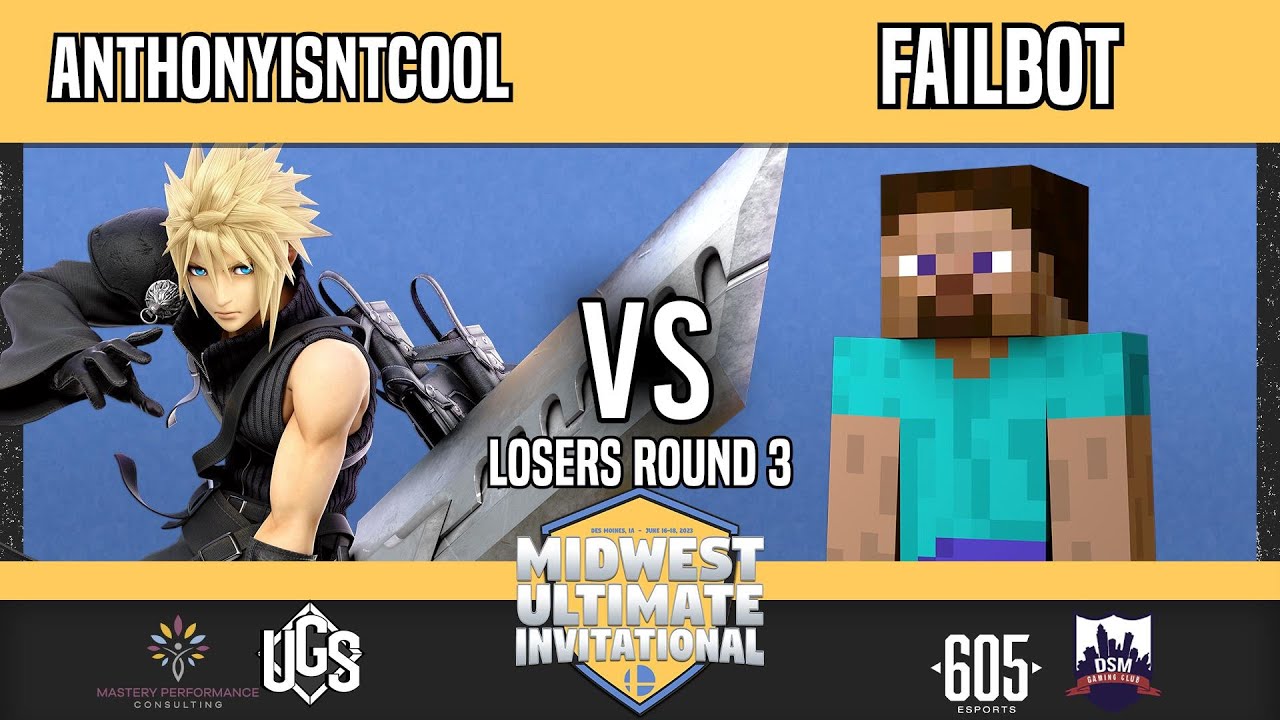 Midwest Ultimate Invitational - Losers Round 3 - AnthonyIsntCool(Cloud ...