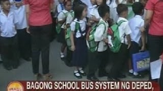 UB: Bagong school bus system ng DepEd, ipatutupad sa Malinta Elementary School