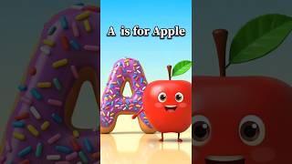🍎 A is for Apple  Aa Aa Apple (P1) | ABC Phonics for Kids #shorts