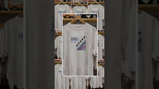 Vintage 80s Hotel Shangri La Santa Monica Washed White Graphic Graphic T-Shirt
