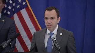 NJ Attorney General Matthew Platkin speaks about 8 arrests in dogfighting raid