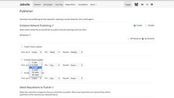 Jobvite How To: Setting Up Jobvite Publisher