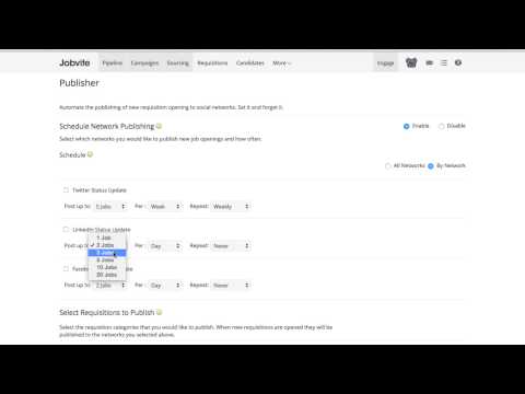 Jobvite How To: Setting Up Jobvite Publisher