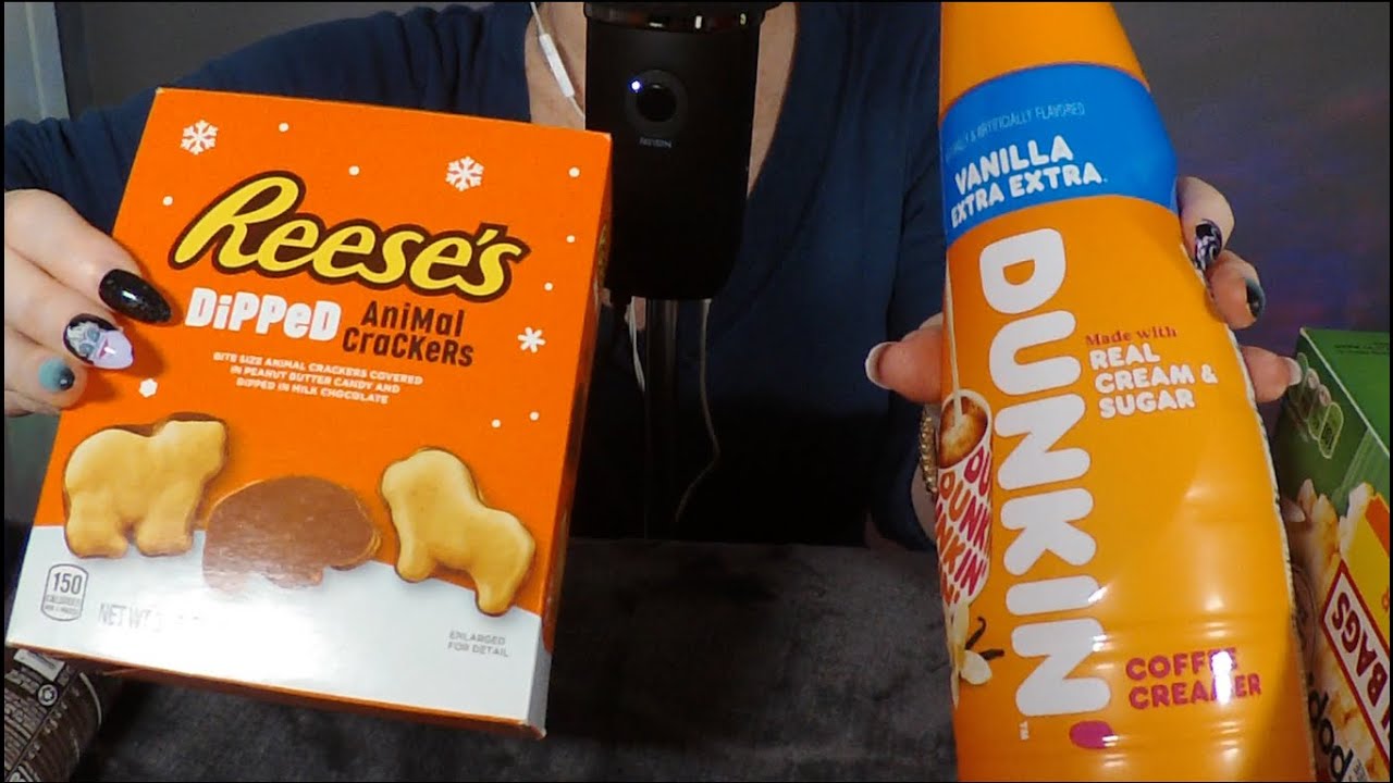 ASMR Gum Chewing Going Through Empties | Whispered