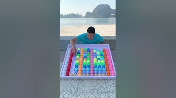 Puzzle sorting ball game challenging game hard mode on multiple game boards