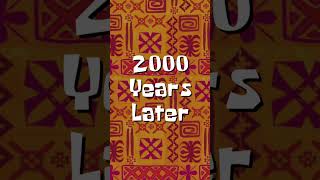 2000 Years Later - Time Card From Spongebob - Vertically
