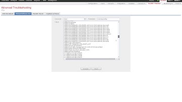 FTD Advanced Troubleshooting Menu
