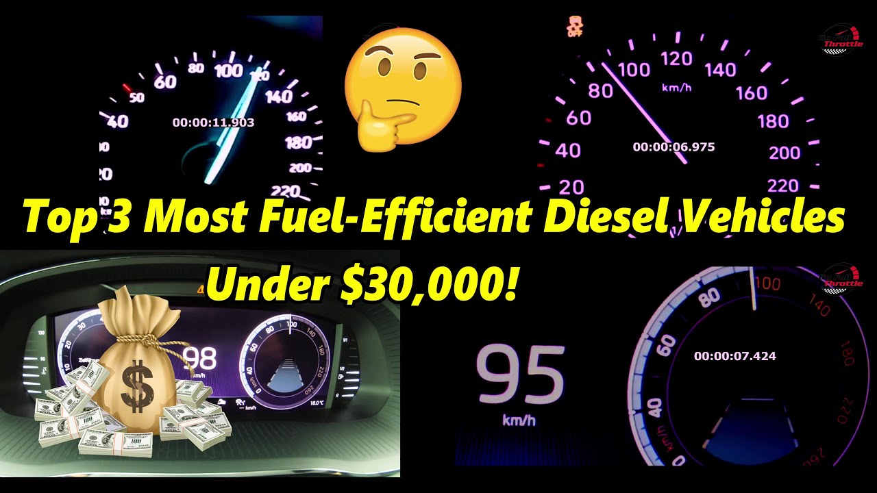 Top 3 Most Fuel-Efficient Diesel Vehicles Under $30,000 for Budget ...