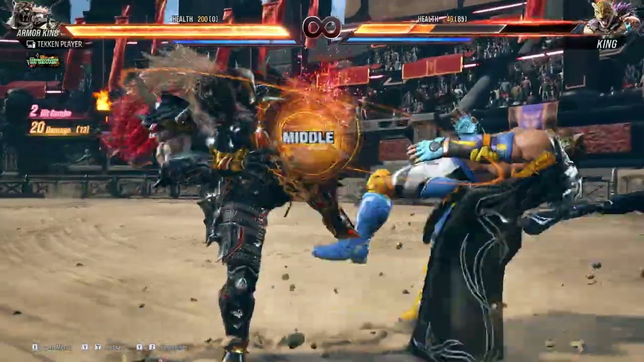 Armor King - TEKKEN 8 - 183 Damage Juggle Practice