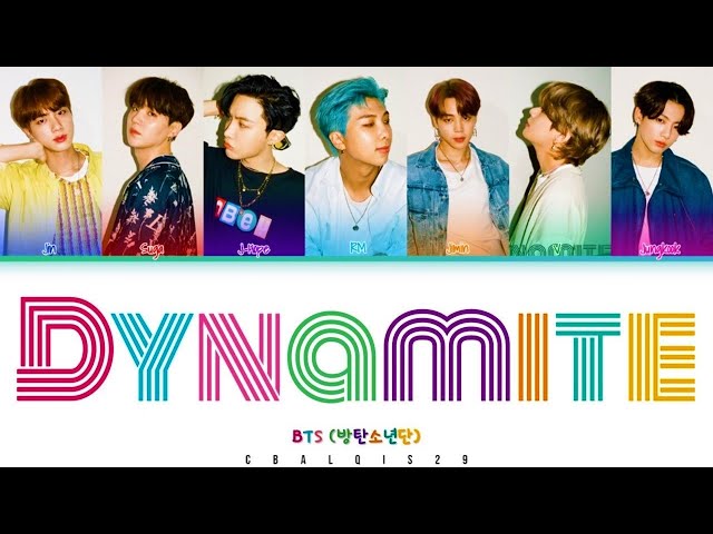 BTS(방탄소년단) - Dynamite (TEASER) [Color Coded Lyrics Eng/Rom/Han/가사] class=