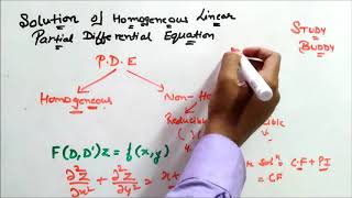 Homogeneous Partial Differential Equation - Sem 4 Maths [Concept]