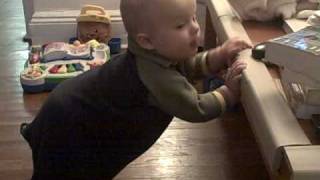 soren pulling self up to standing