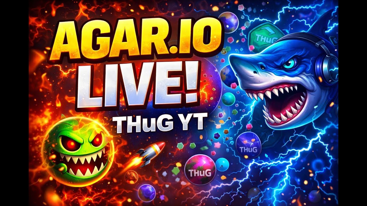 🔥 THUG YT LIVE | AGAR.IO PRO…