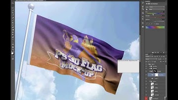 3d flag demo video in Photoshop CC