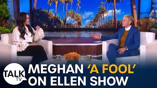 Meghan Markle "made a fool of herself" on the Ellen DeGeneres show