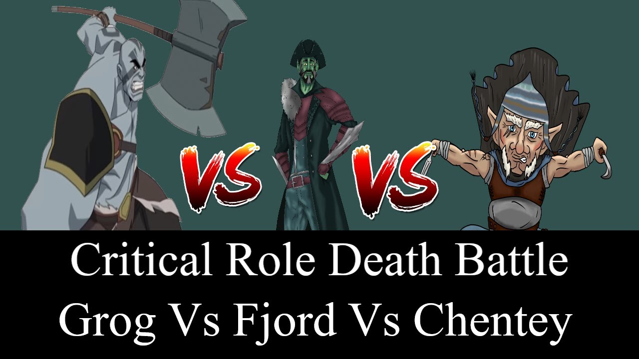 Critical Role Death Battle Travis Willingham Characters YouTube