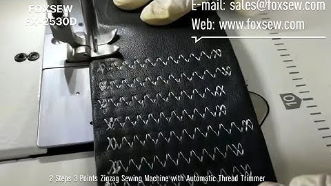 2-Step 3-Point Zigzag Sewing Machine with Automatic Thread Trimmer