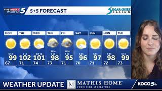Heat has returned. Who sees more triple digits!