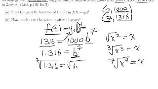 Week  3 Exponential Functions