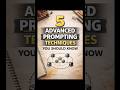5 Advanced Prompting Techniques You Should Know 🤯