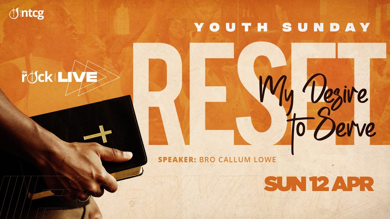 The Rock LIVE - Sunday 12th April 2026 | Bro Callum Lowe | Youth Sunday