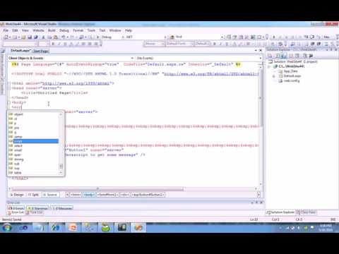 Example on JavaScript in Button ASP.Net