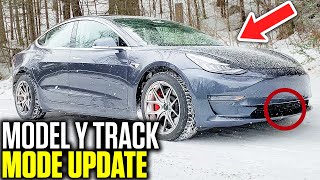 Tesla Model Y Track Mode Takes On Snowy Roads In New Zealand! (Tesla News)