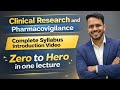 How to cover Clinical research &amp; Pharmacovigilance syllabus | Pharmacovigilance introduction lecture