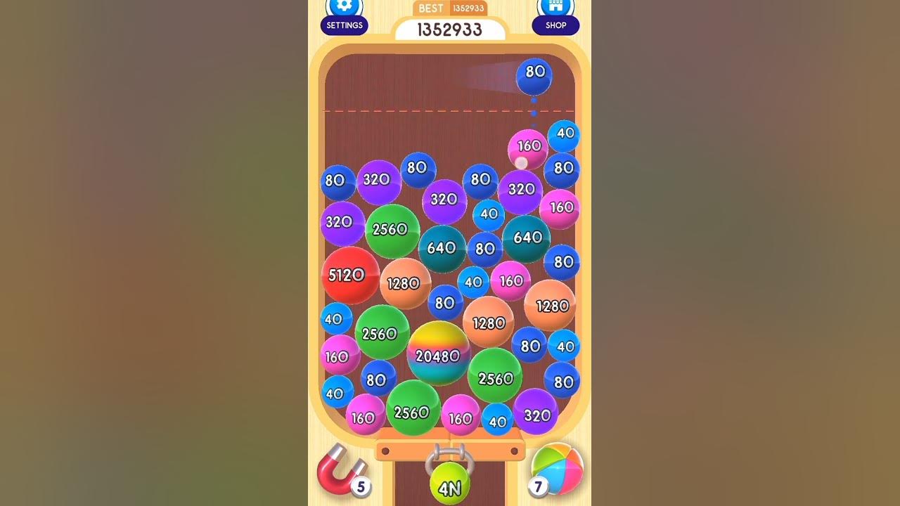 2048 BALLS 3D free online game on