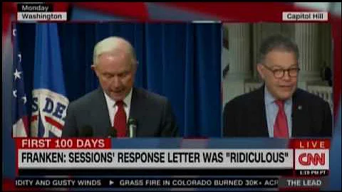 Al Franken: Hard Not To Conclude That Sessions 'Perjured Himself'