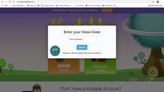 How to Log onto Kodable from the Web